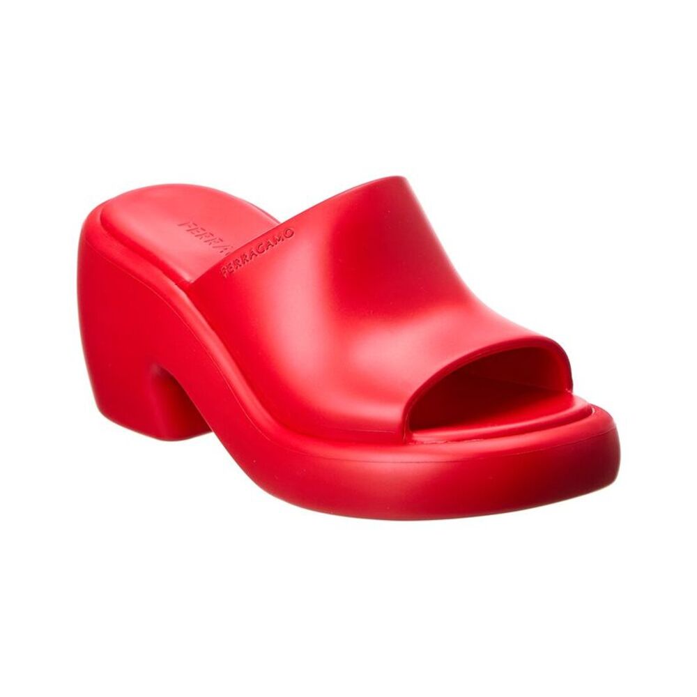 Ferragamo Deva Rubber Platform Sandal